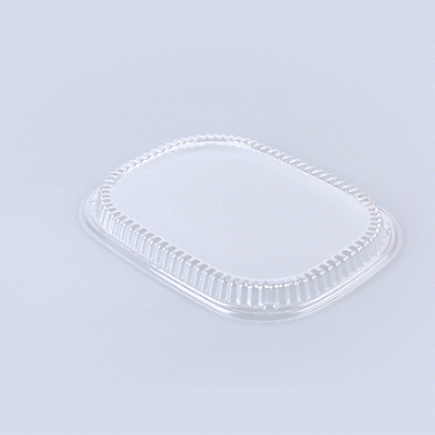 Chef 101 Rectangle Clear Plastic Lid - Microwavable, Fits 59 oz & 88 oz Food Containers - 13 1/2" x 9 1/2" x 1" - 20 count box