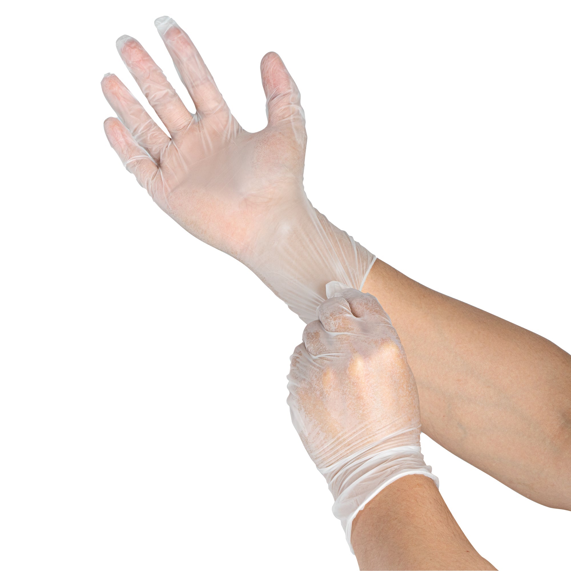Serve Secure Clear Extra Large Vinyl Gloves - Powder-Free, Latex-Free - 9" x 4 1/2" - 1000 count box