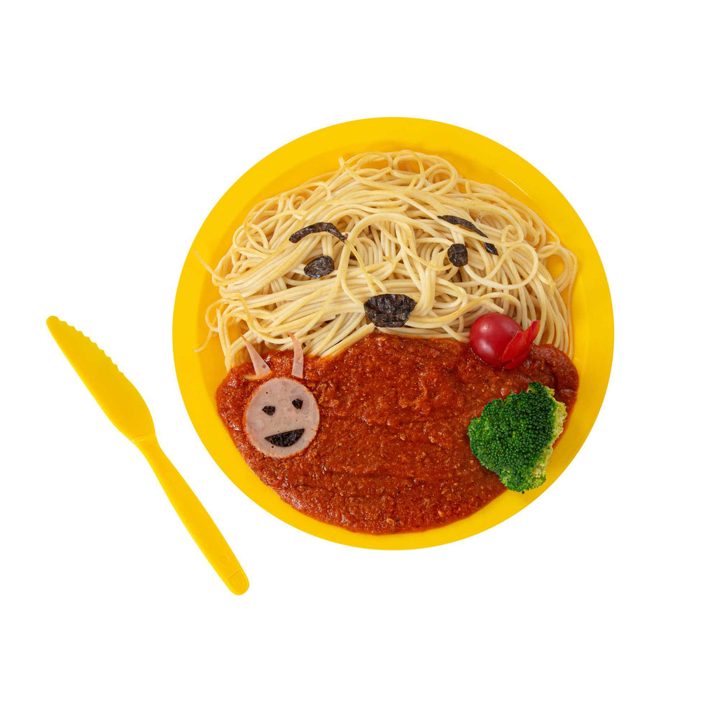 RW Kids Yellow Plastic Knife - 7" - 10 count box