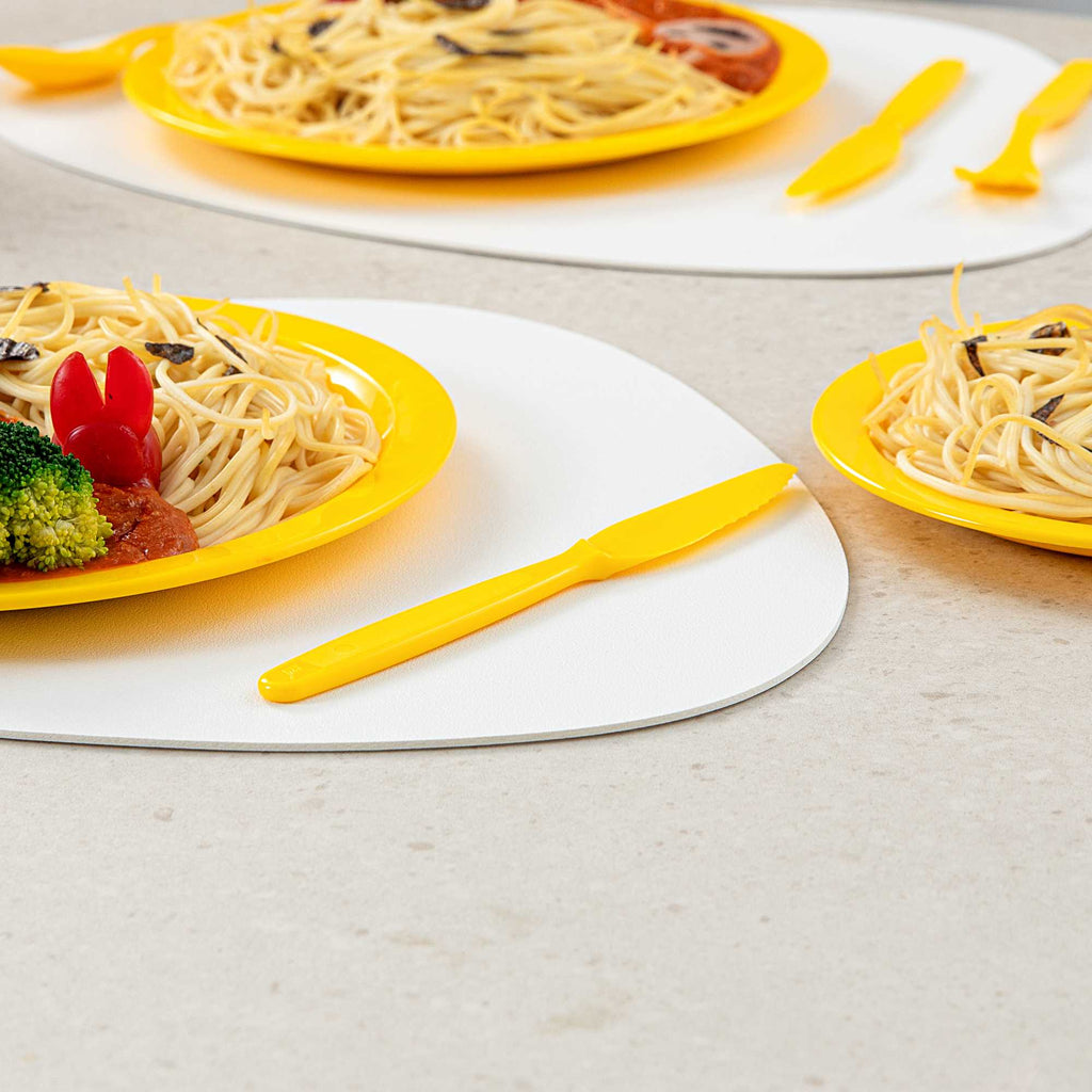 RW Kids Yellow Plastic Knife - 7" - 10 count box