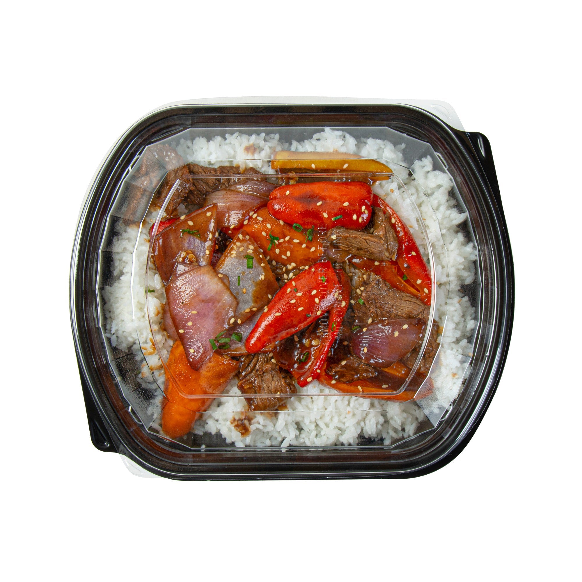 Chef 101 36 oz Rectangle Black Plastic Food Container - with Clear Lid, Microwavable - 9 1/4" x 7 3/4" x 2 3/4" - 100 count box