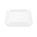 Thermo Tek Square Clear Plastic Lid - Fits 8 - 32 oz Deli / Snack Container - 50 count box