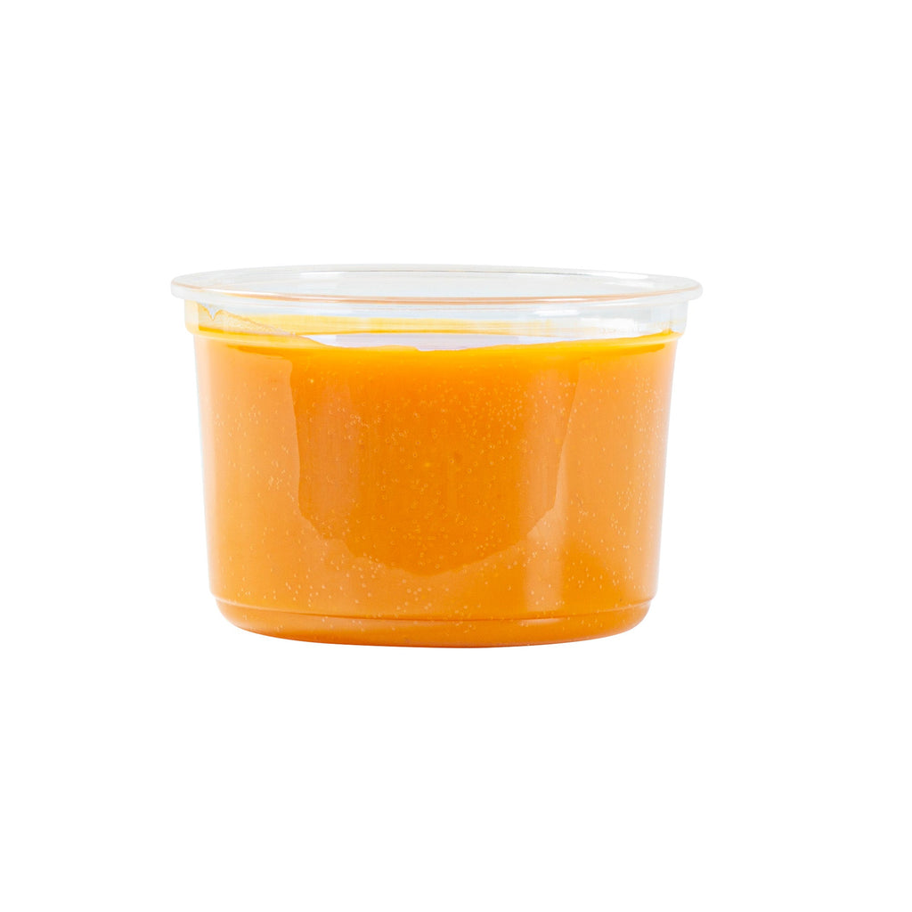 Thermo Tek 16 oz Round Clear Plastic To Go Deli Container - 4 1/2" x 4 1/2" x 3" - 100 count box