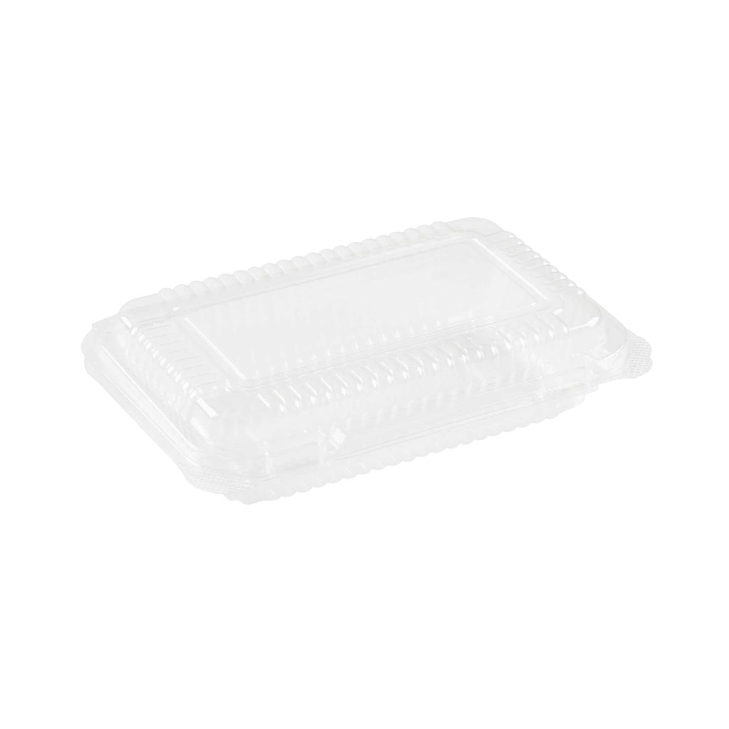 Thermo Tek Rectangle Clear Plastic Clamshell Container - 6" x 4" x 1 1/2" - 100 count box