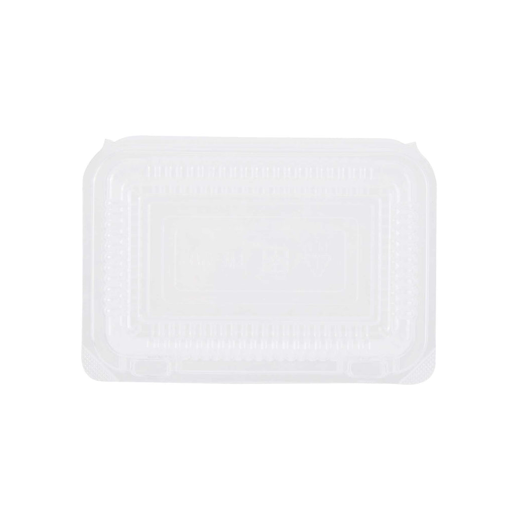 Thermo Tek Rectangle Clear Plastic Clamshell Container - 6 1/4" x 4 1/4" x 1 1/2" - 100 count box