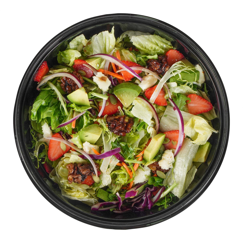 Cater Tek 68 oz Round Black Plastic Catering / Serving Bowl - with Clear Lid, Microwavable - 9 3/4" x 9 3/4" x 3" - 25 count box