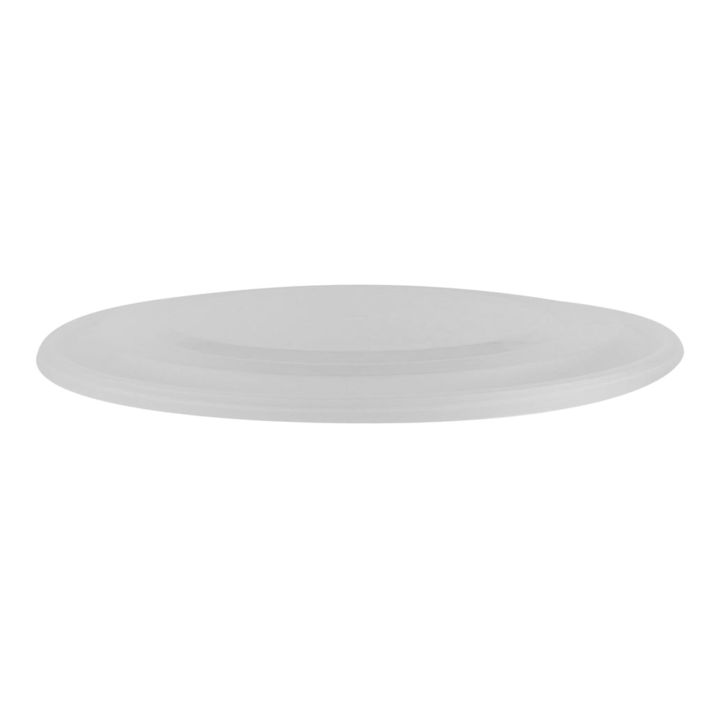 Cater Tek 68 oz Round Black Plastic Catering / Serving Bowl - with Clear Lid, Microwavable - 9 3/4" x 9 3/4" x 3" - 25 count box