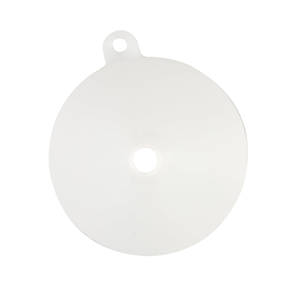 Met Lux 8 oz White Plastic Funnel - 4 3/4" x 4" x 4 1/2" - 1 count box