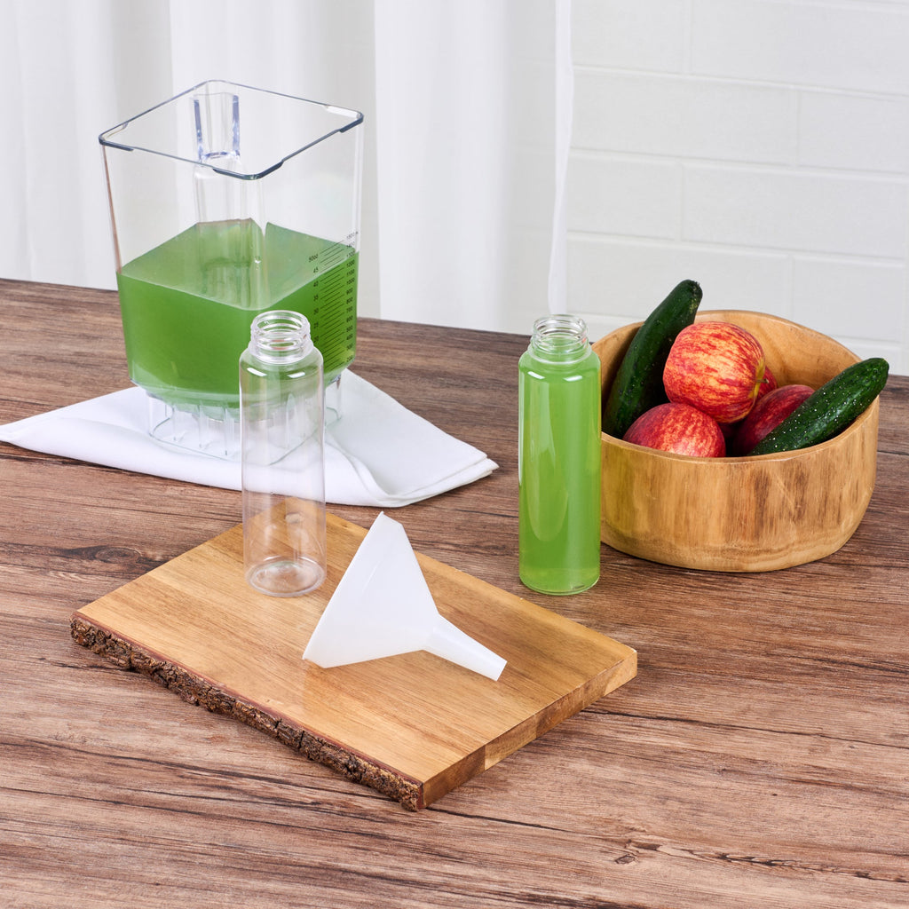 Met Lux 8 oz White Plastic Funnel - 4 3/4" x 4" x 4 1/2" - 1 count box