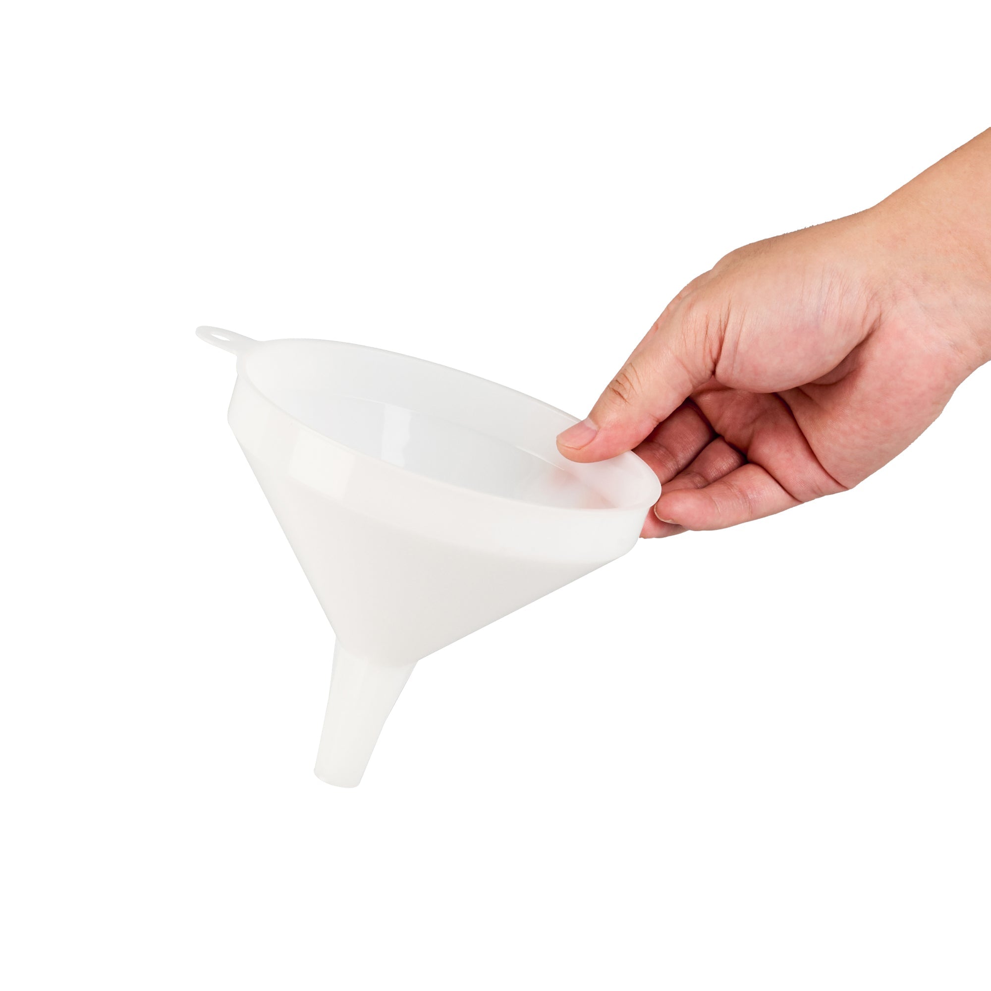 Met Lux 16 oz White Plastic Funnel - 5 3/4" x 5 1/4" x 4 3/4" - 1 count box