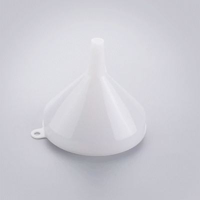 Met Lux 16 oz White Plastic Funnel - 5 3/4" x 5 1/4" x 4 3/4" - 1 count box