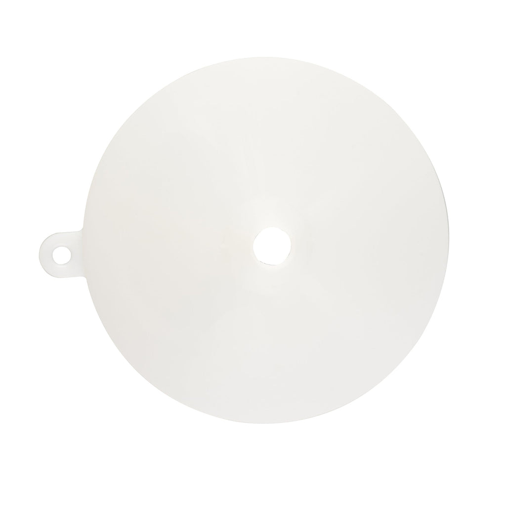 Met Lux 24 oz White Plastic Funnel - 6 3/4" x 6" x 5 1/2" - 1 count box