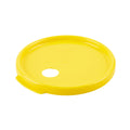 Met Lux Round Yellow Plastic Lid - Fits 4 qt Food Storage Container - 1 count box