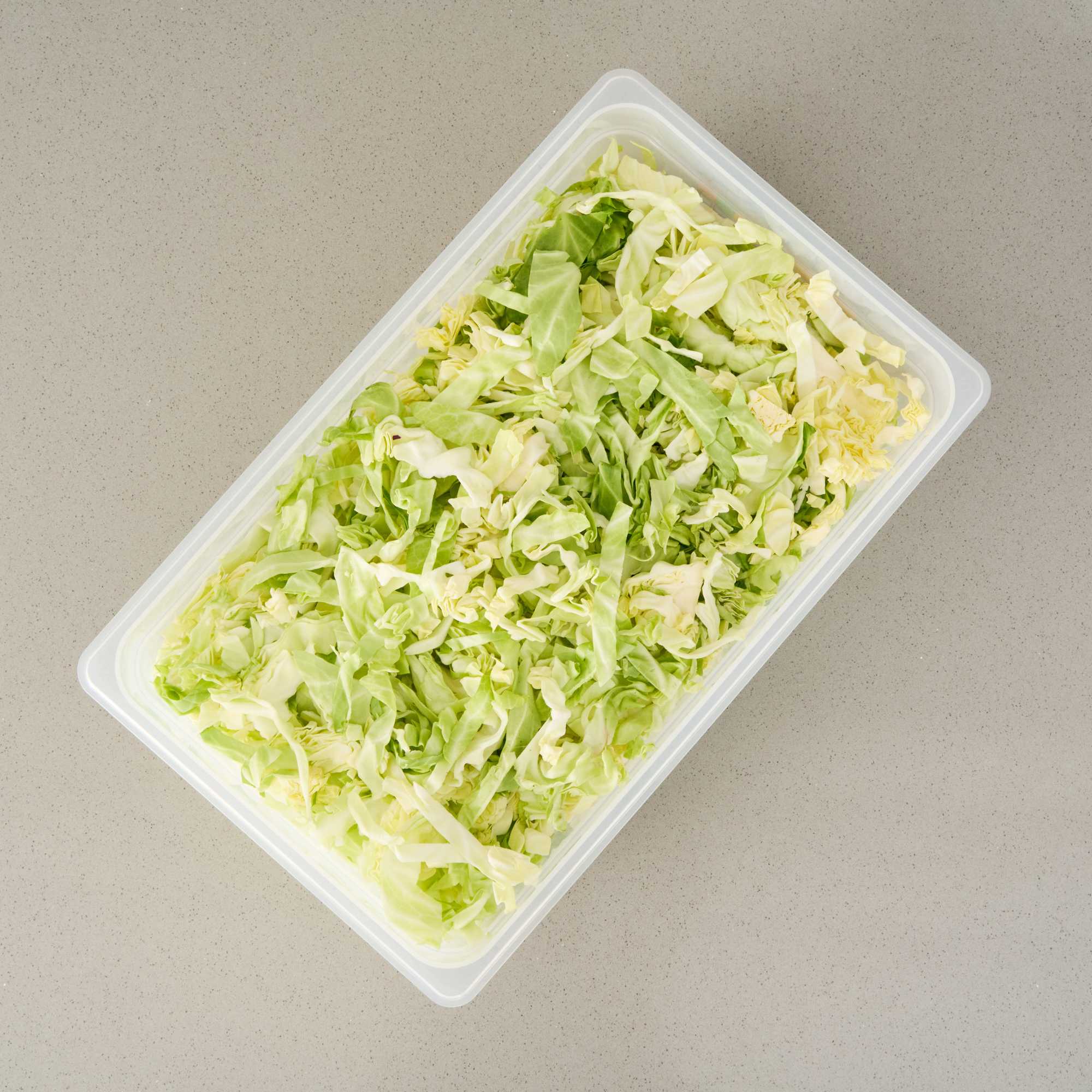 Met Lux Rectangle White Polypropylene Full Size Food Pan - 8" Deep, with Label - 1 count box
