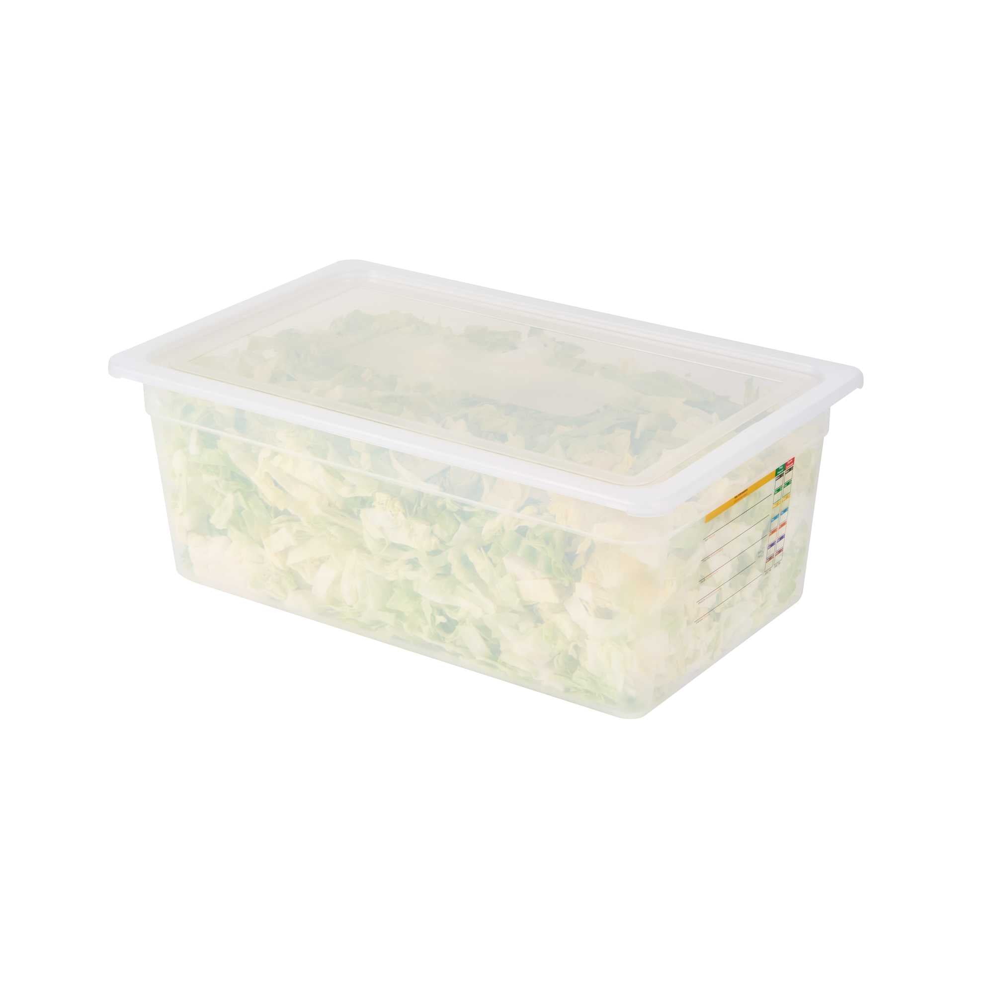Met Lux Rectangle Clear Polypropylene Lid - Fits Full Size Pan - 20 3/4" x 13" - 1 count box