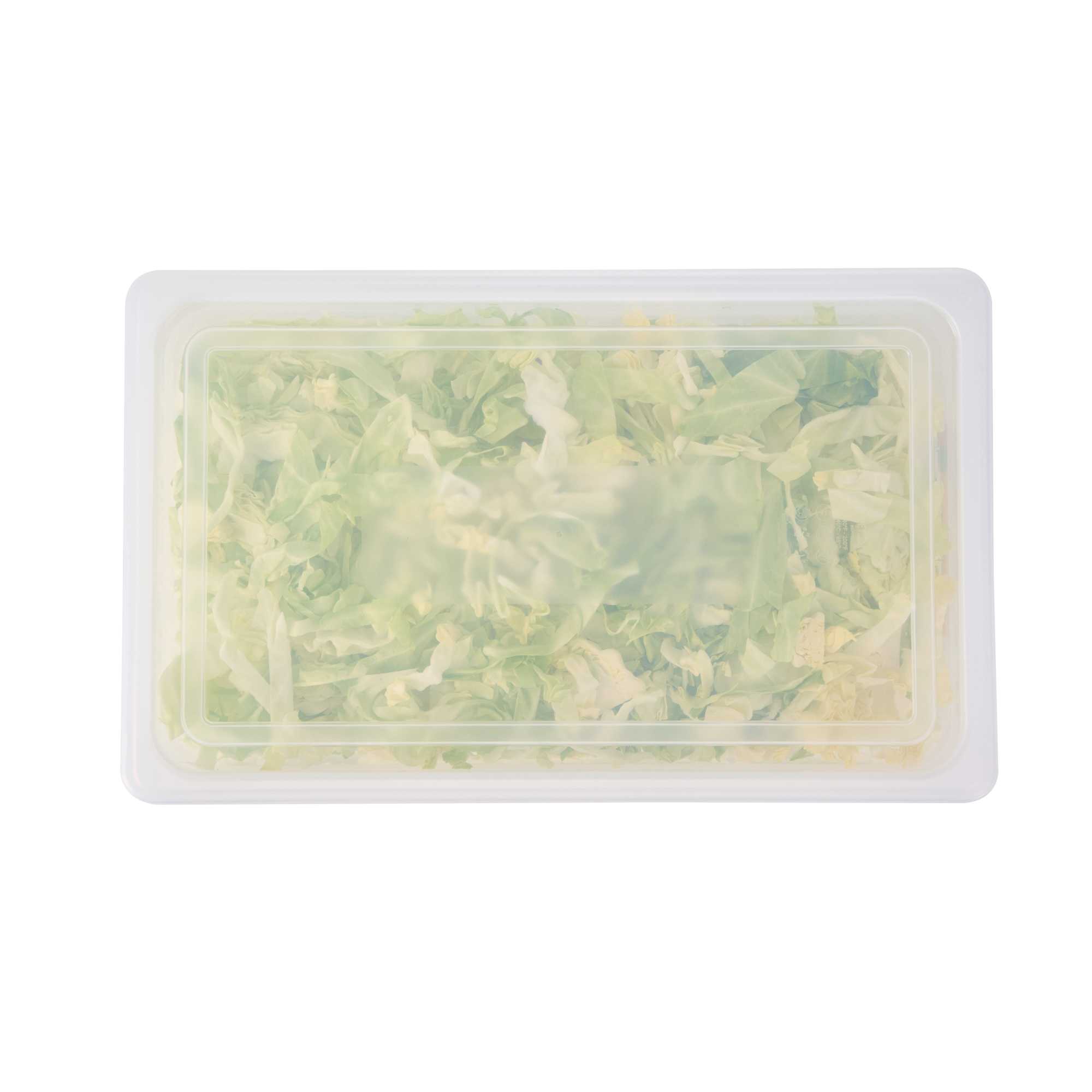 Met Lux Rectangle Clear Polypropylene Lid - Fits Full Size Pan - 20 3/4" x 13" - 1 count box