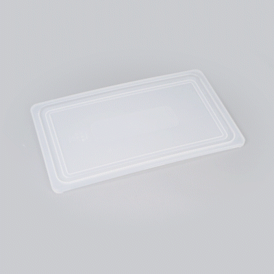 Met Lux Rectangle Clear Polypropylene Lid - Fits Full Size Pan - 20 3/4" x 13" - 1 count box