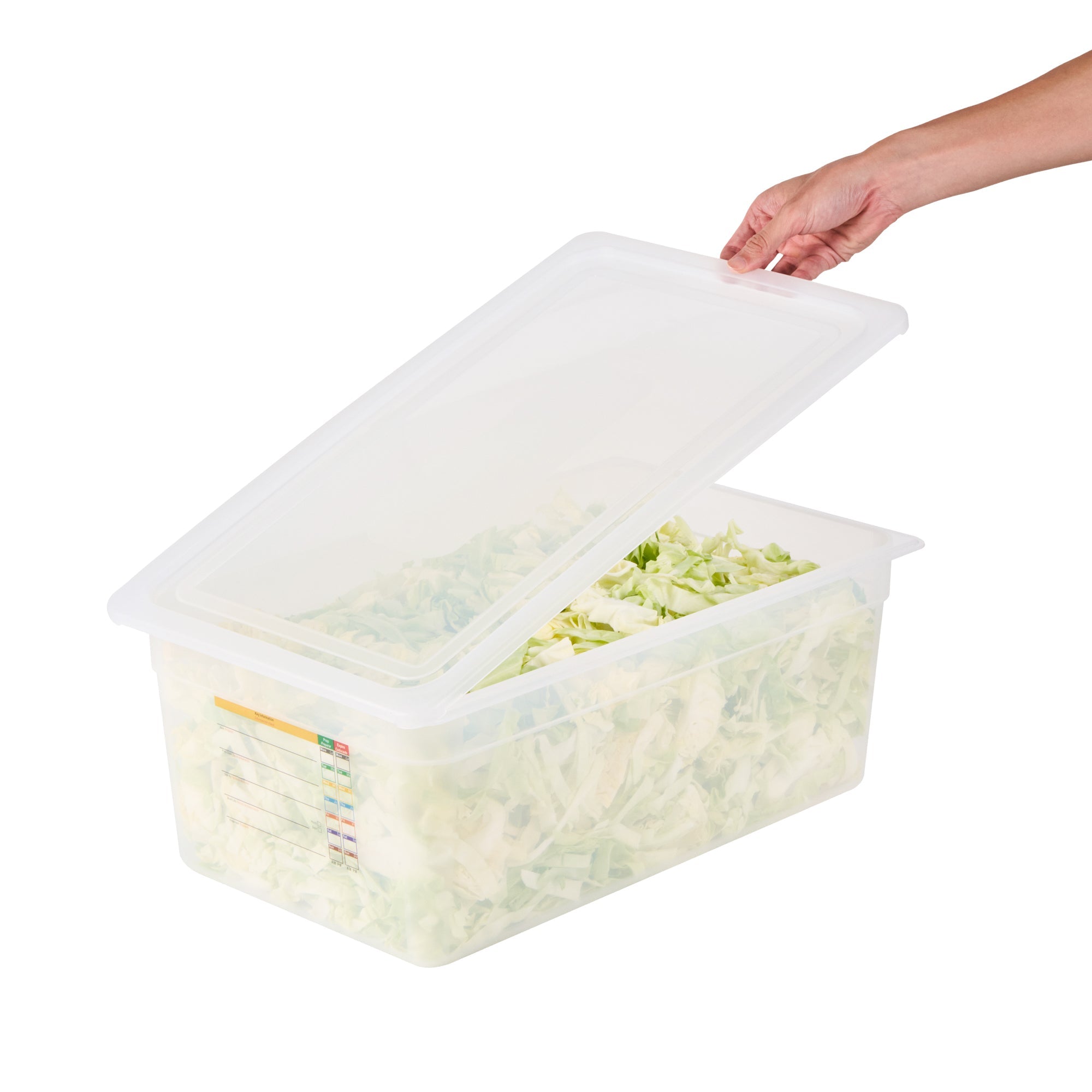 Met Lux Rectangle Clear Polypropylene Lid - Fits Full Size Pan - 20 3/4" x 13" - 10 count box