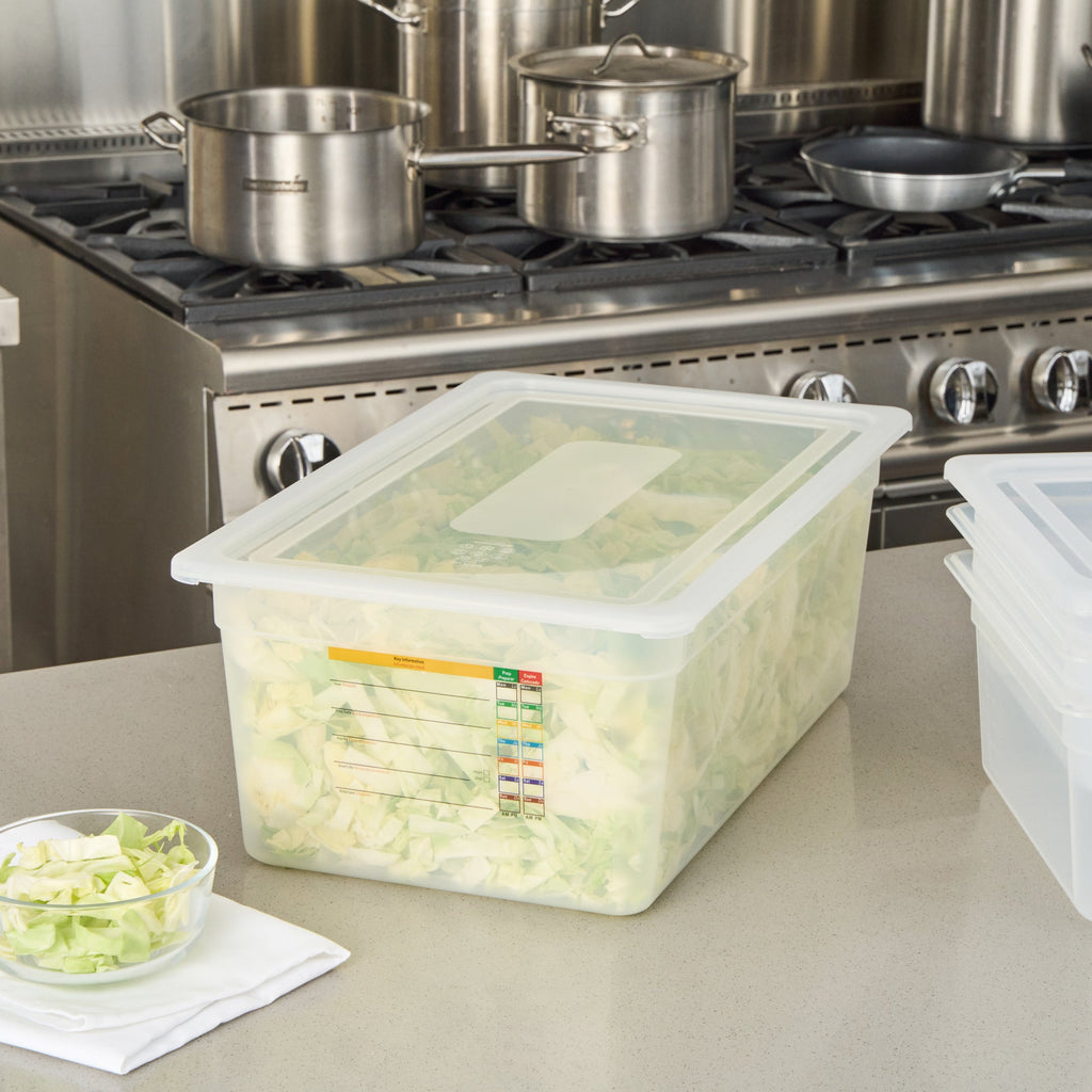 Met Lux Rectangle Clear Polypropylene Lid - Fits Full Size Pan - 20 3/4" x 13" - 10 count box