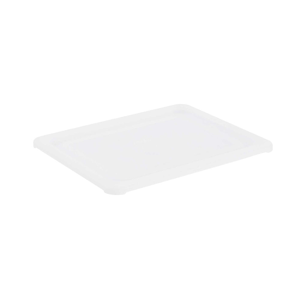 Met Lux Rectangle Clear Polypropylene Lid - Fits Half Size Pan - 12 3/4" x 10 1/2" - 1 count box