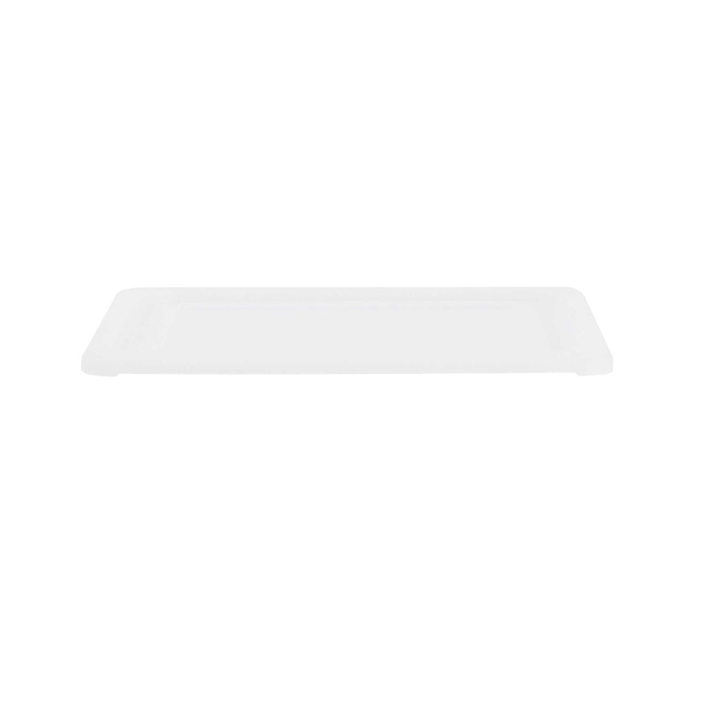 Met Lux Rectangle Clear Polypropylene Lid - Fits Half Size Pan - 12 3/4" x 10 1/2" - 1 count box