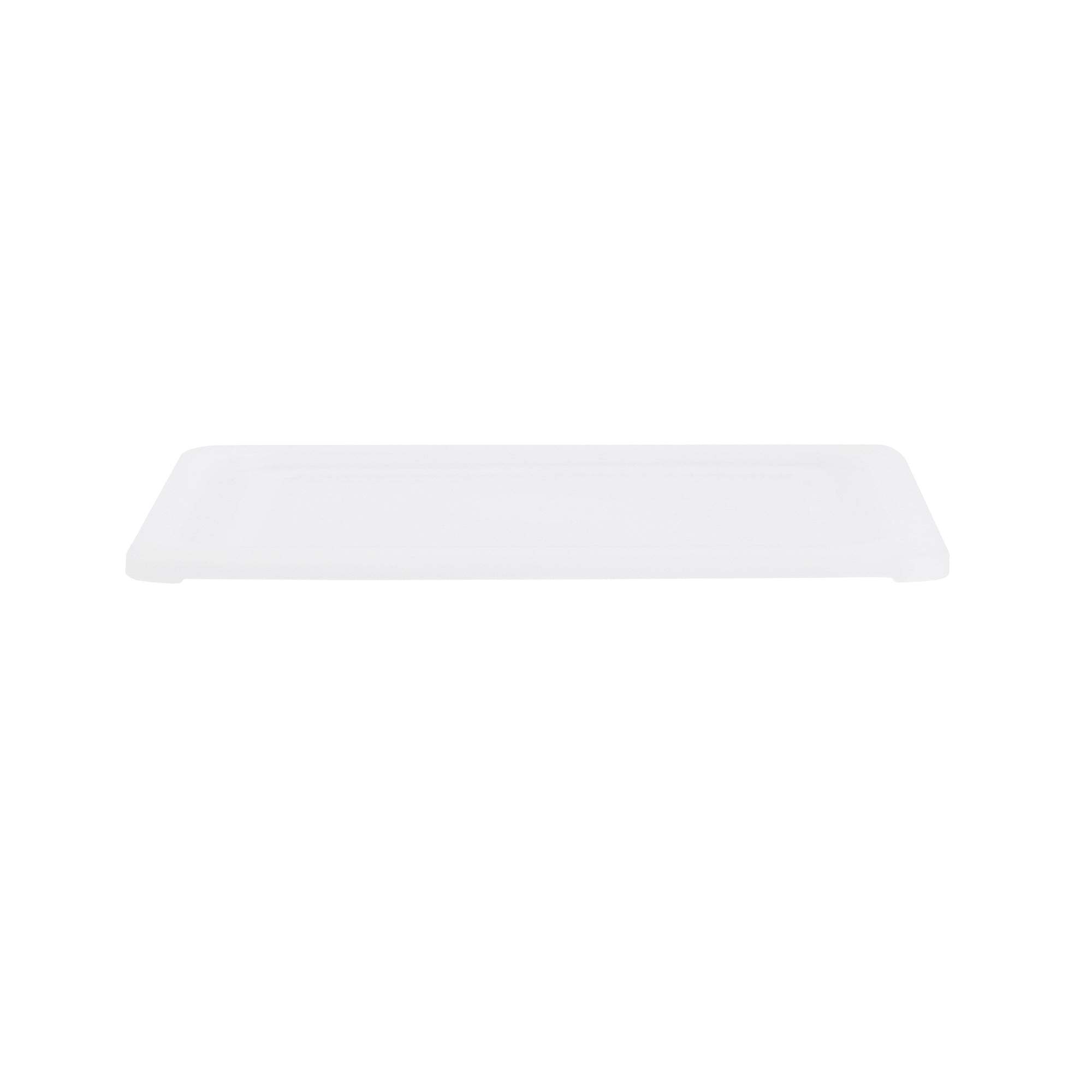 Met Lux Rectangle Clear Polypropylene Lid - Fits Half Size Pan - 12 3/4" x 10 1/2" - 10 count box