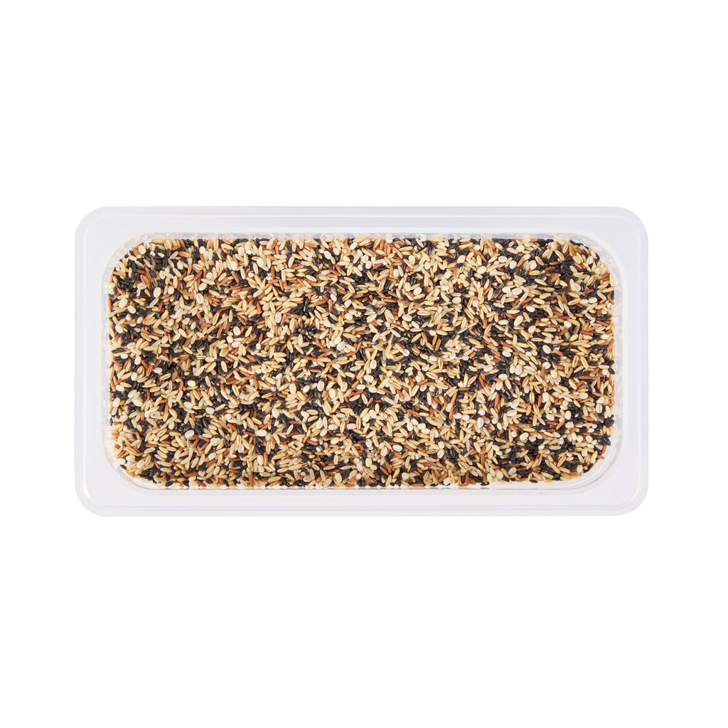 Met Lux Rectangle White Polypropylene 1/3 Size Food Pan - 6" Deep, with Label - 10 count box