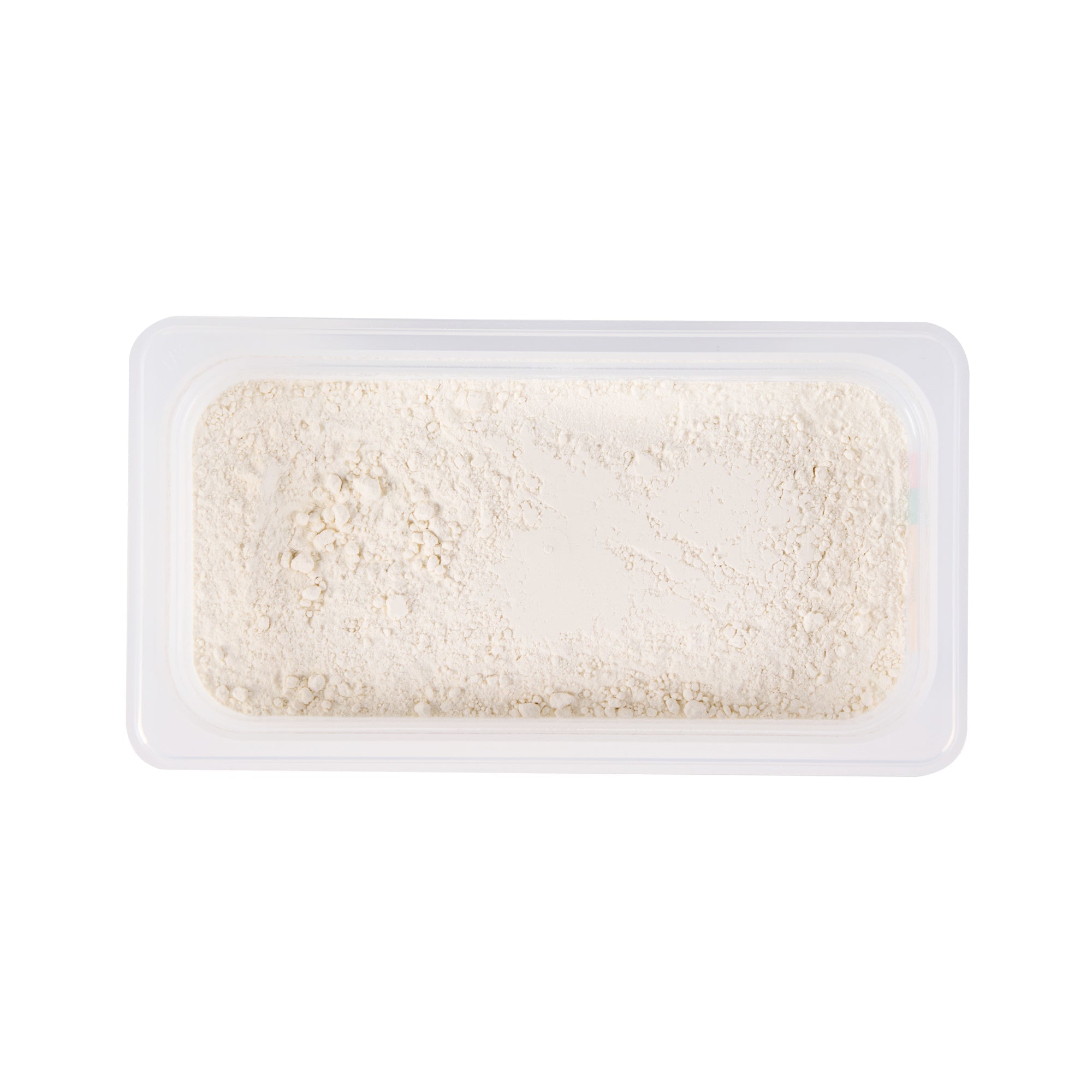 Met Lux Rectangle White Polypropylene 1/3 Size Food Pan - 4" Deep, with Label - 10 count box