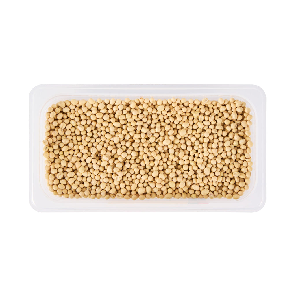 Met Lux Rectangle White Polypropylene 1/3 Size Food Pan - 2.5" Deep, with Label - 10 count box