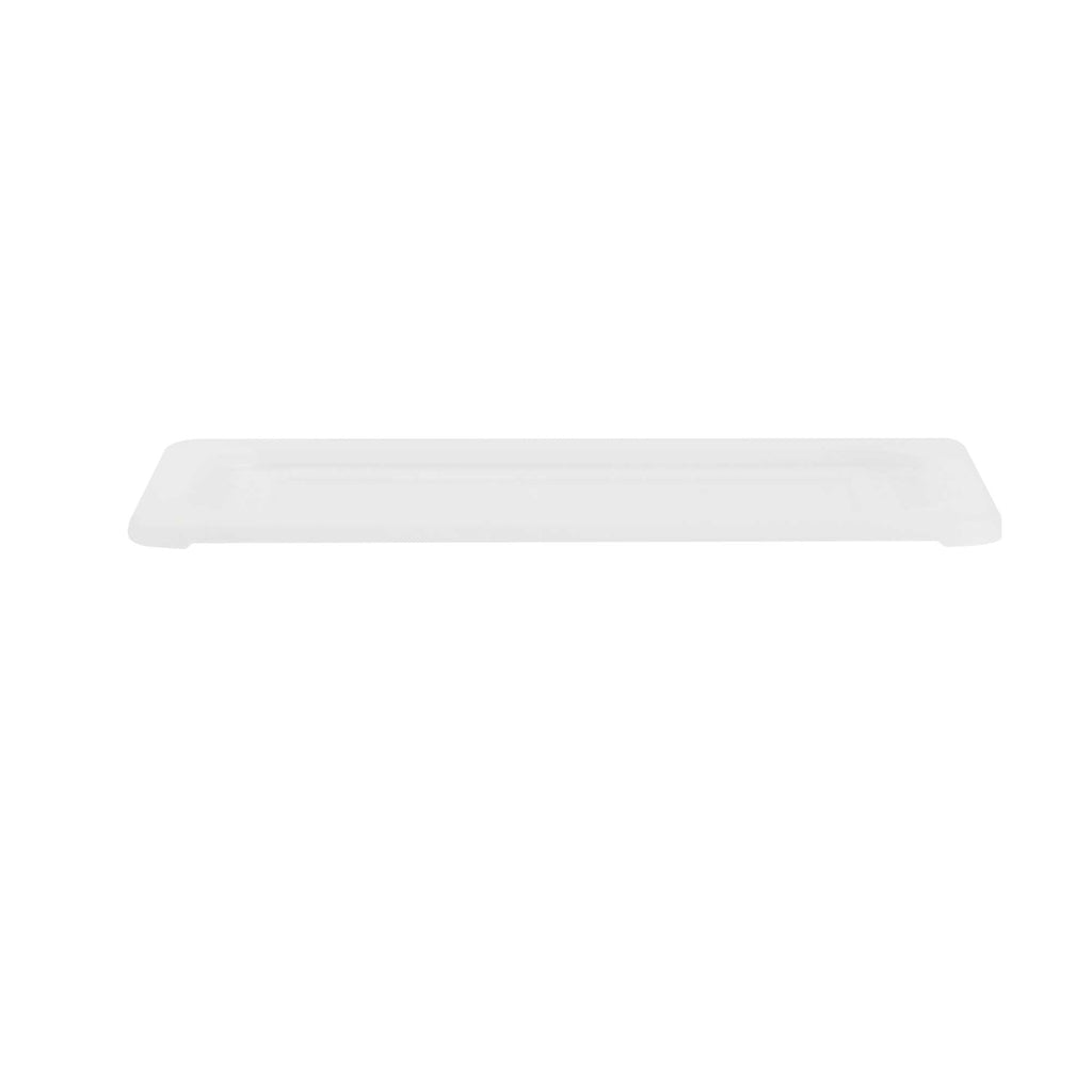 Met Lux Rectangle Clear Polypropylene Lid - Fits 1/3 Size Food Pan - 12 3/4" x 7" - 1 count box