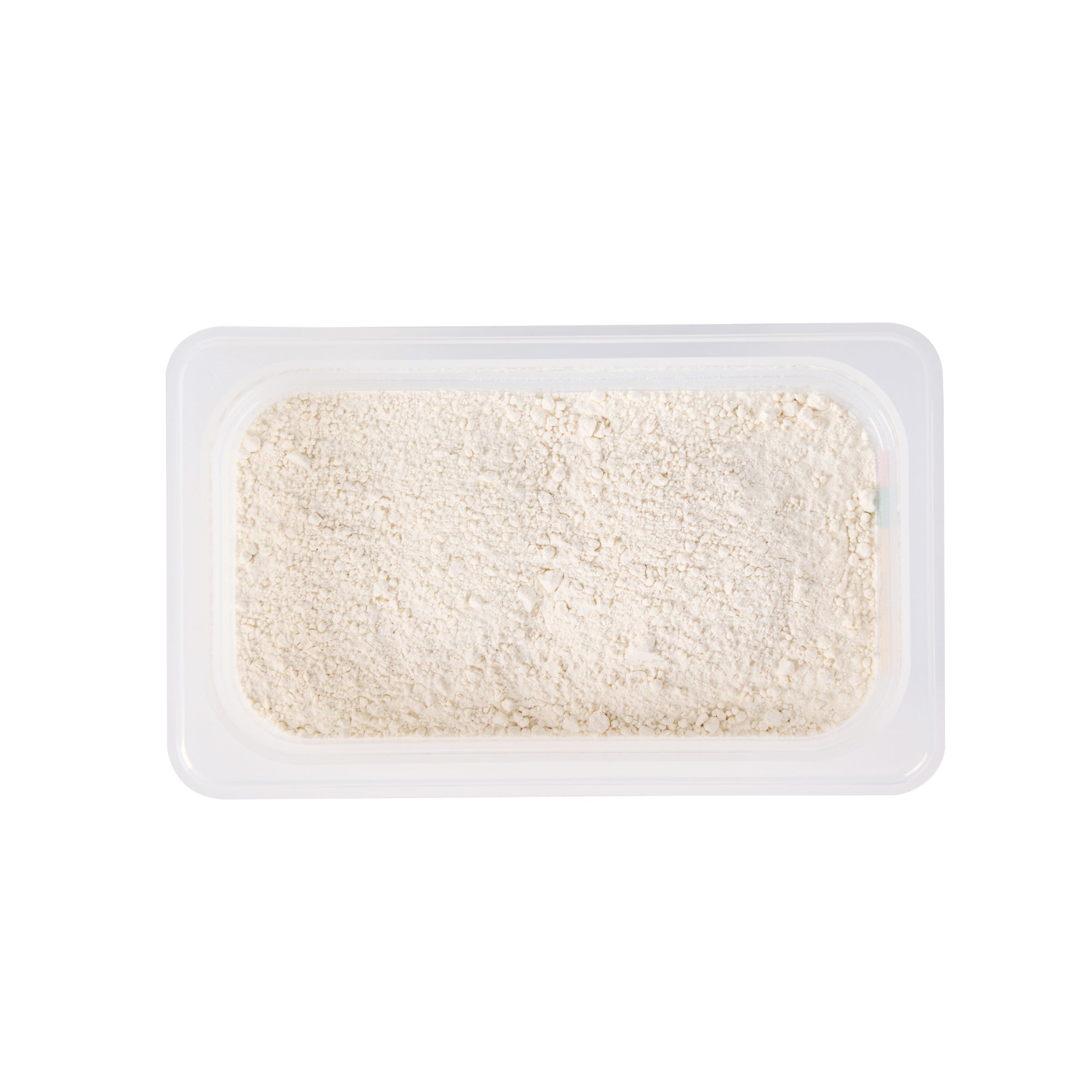 Met Lux Rectangle White Polypropylene 1/4 Size Food Pan - 4" Deep, with Label - 10 count box