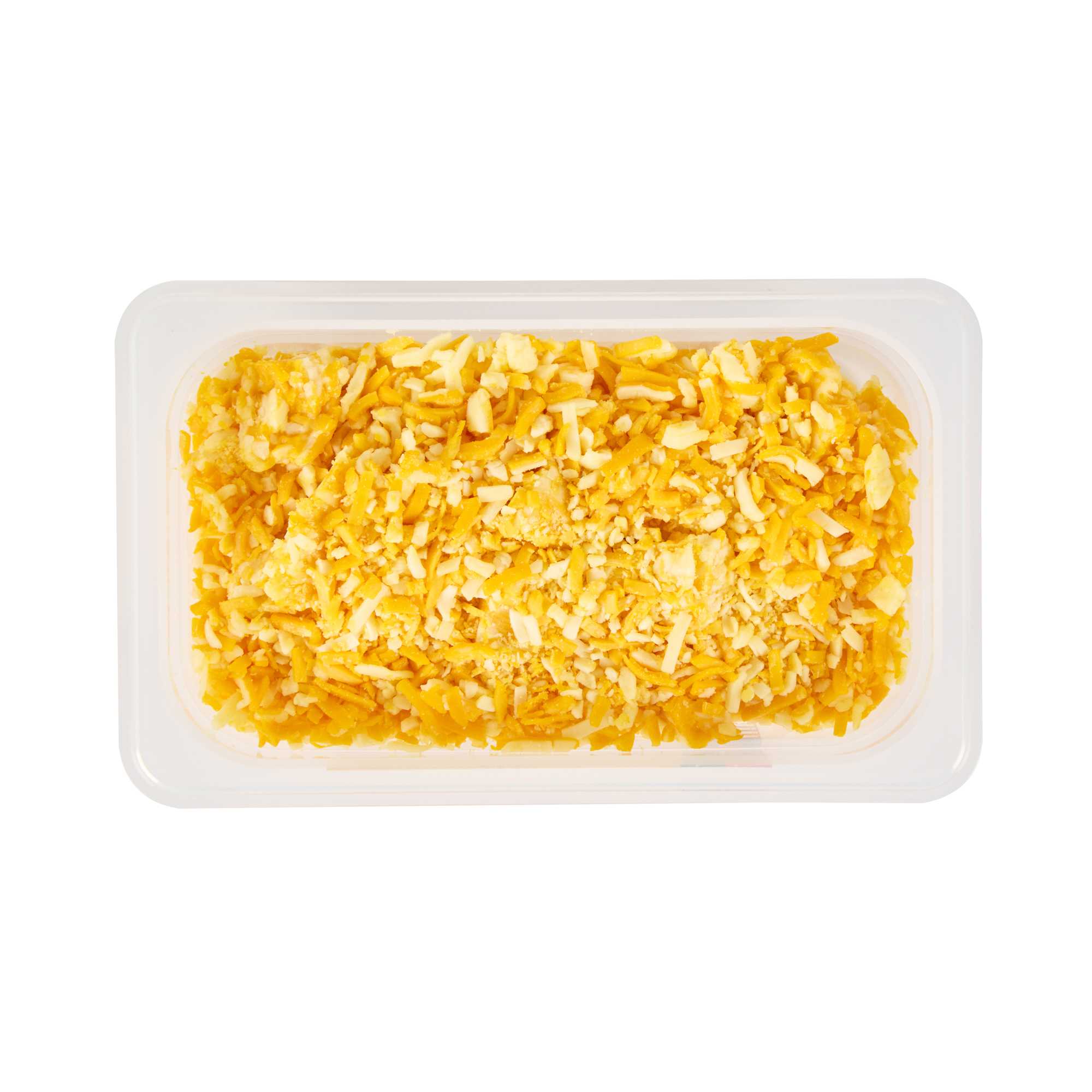 Met Lux Rectangle White Polypropylene 1/4 Size Food Pan - 2.5" Deep, with Label - 1 count box
