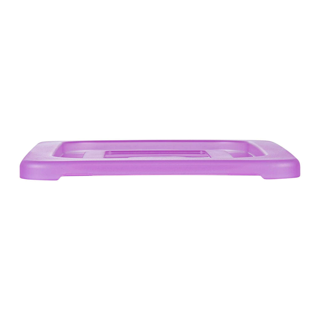Met Lux Purple Allergen-Free Polypropylene Lid - Fits 1/4 Size Food Pan - 1 count box