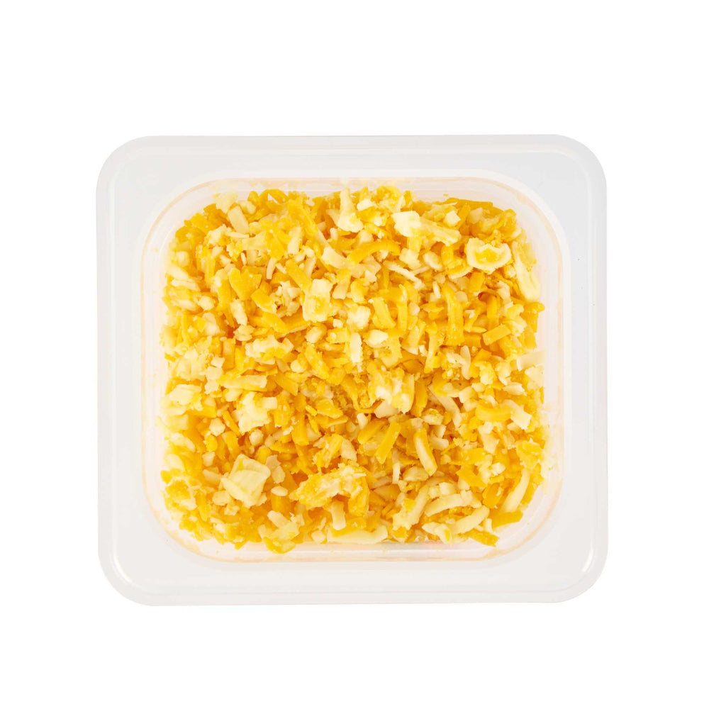 Met Lux Square White Polypropylene 1/6 Size Food Pan - 8" Deep, with Label - 6 3/4" x 6 1/4" x 7 3/4" - 1 count box