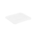 Met Lux Square Clear Polypropylene Lid - Fits 1/6 Size Food Pan - 7" x 6 1/2" - 1 count box