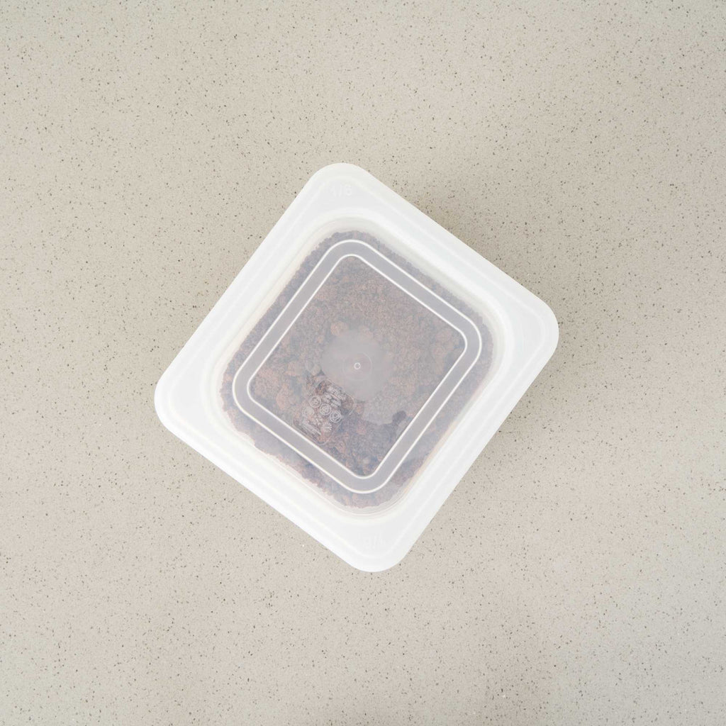 Met Lux Square Clear Polypropylene Lid - Fits 1/6 Size Food Pan - 7" x 6 1/2" - 1 count box