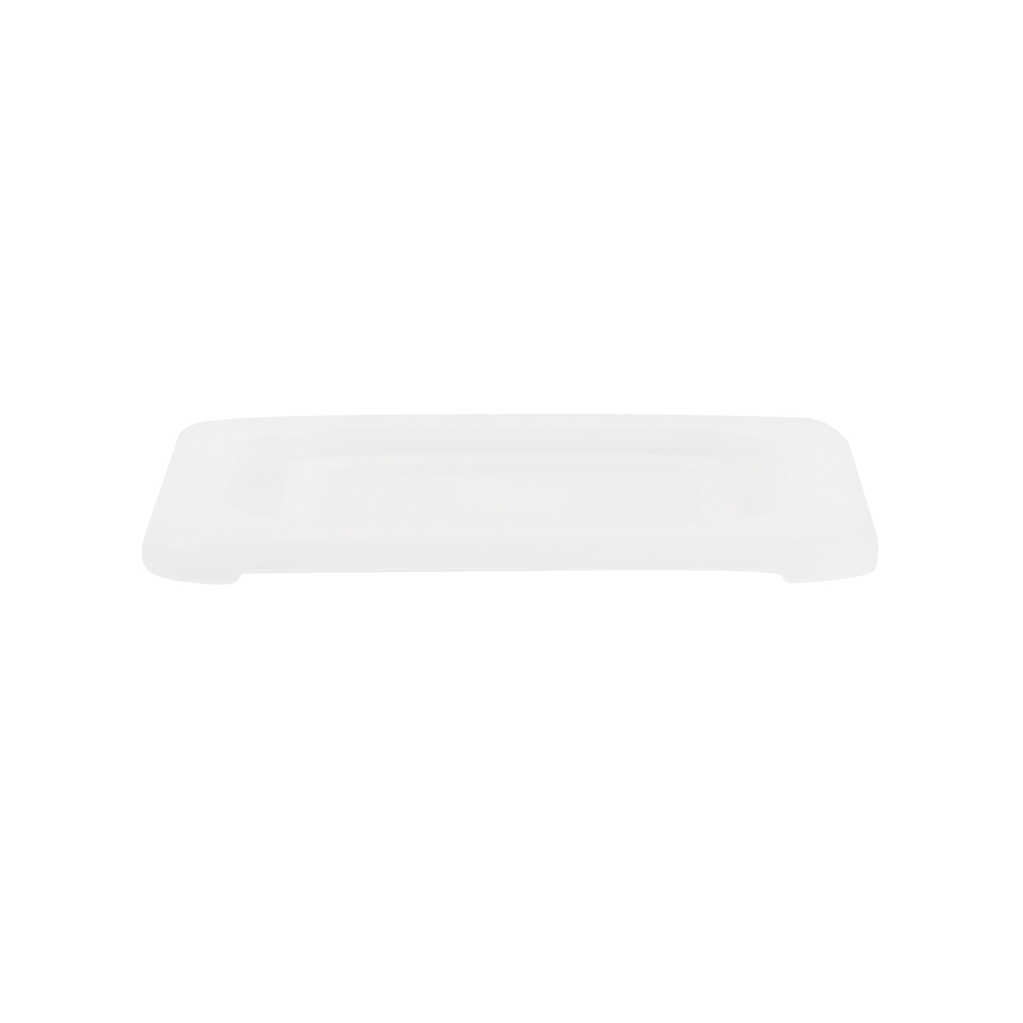 Met Lux Square Clear Polypropylene Lid - Fits 1/6 Size Food Pan - 7" x 6 1/2" - 10 count box