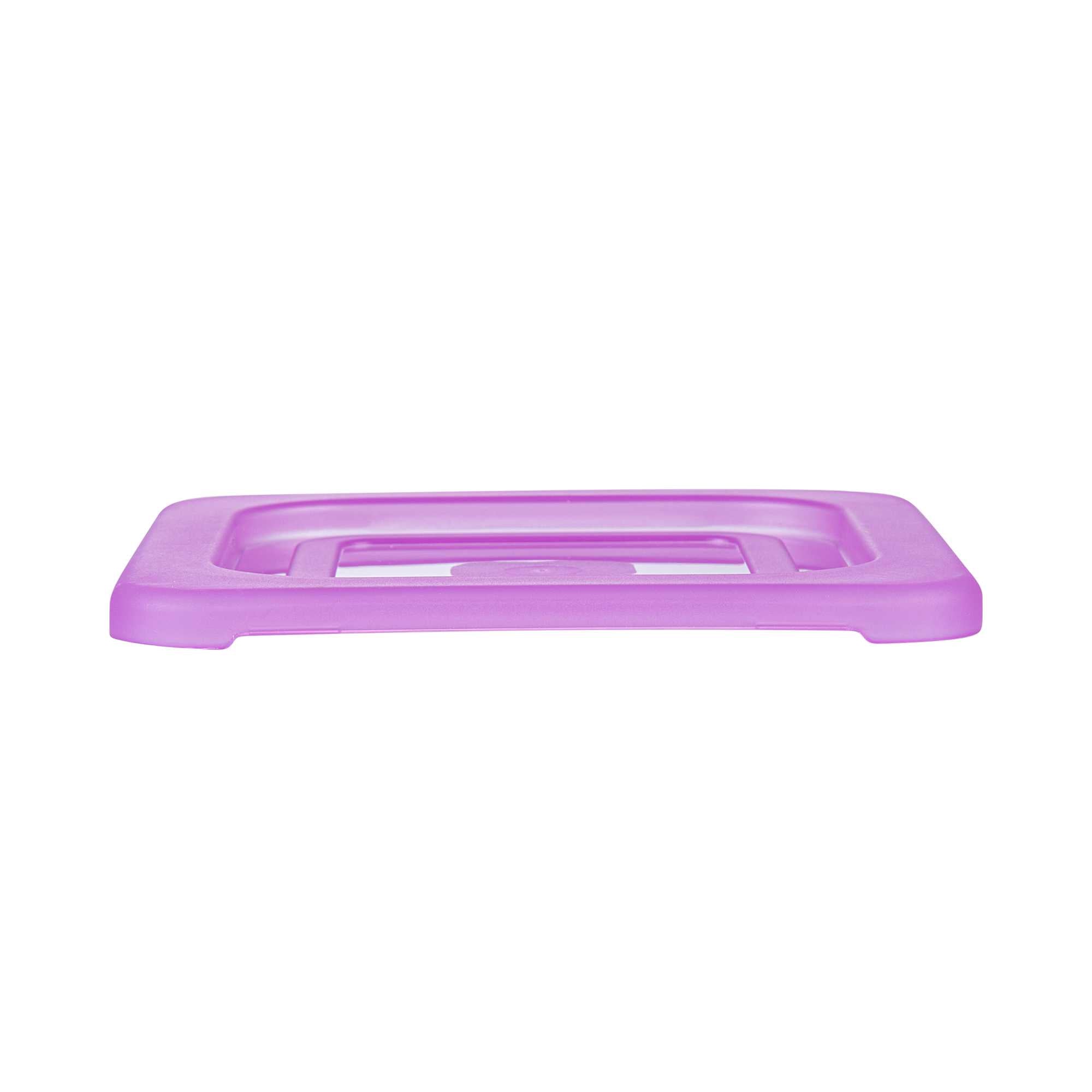 Met Lux Purple Allergen-Free Polypropylene Lid - Fits 1/6 Size Food Pan - 1 count box