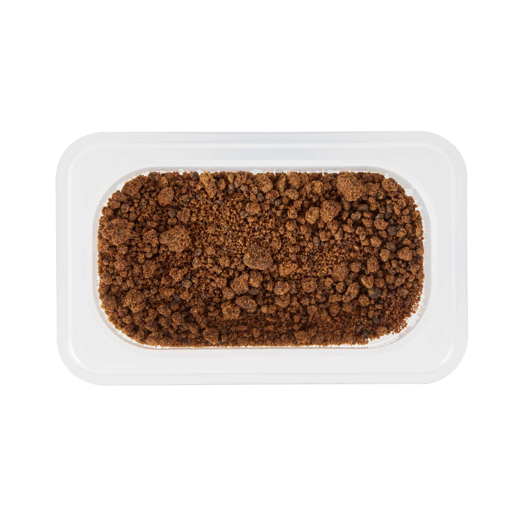 Met Lux Rectangle White Polypropylene 1/9 Size Food Pan - 4" Deep, with Label - 1 count box