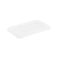 Met Lux Rectangle Clear Polypropylene Lid - Fits 1/9 Size Food Pan - 7" x 4 1/2" - 1 count box