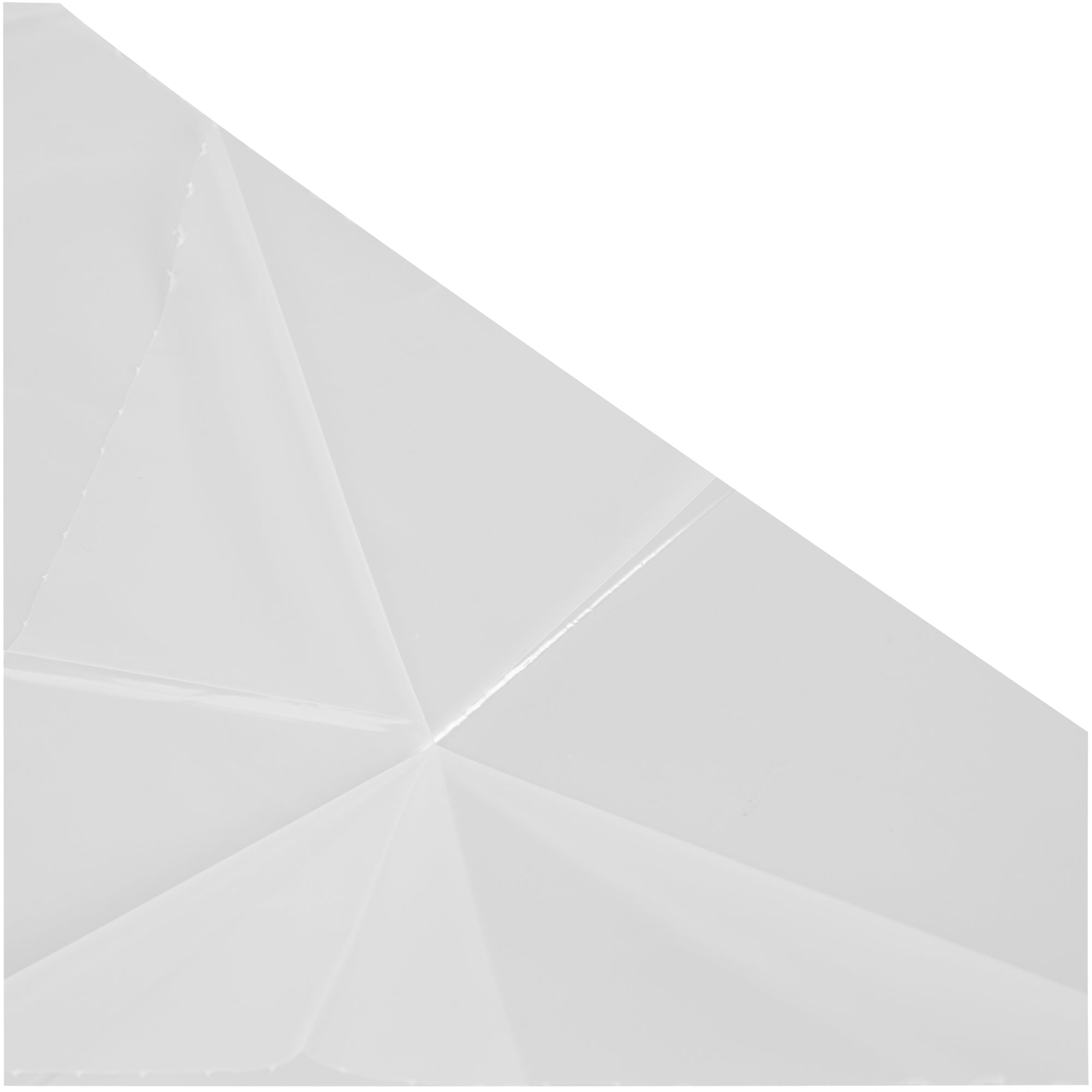 RW Clean 45 gal Clear Plastic Trash Can Liner - Light-Duty, 1 mil - 40" x 46" - 100 count box