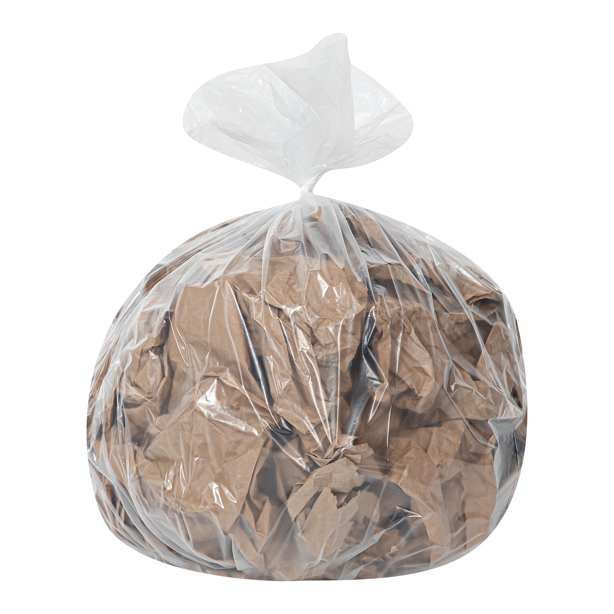 RW Clean 20 gal Clear Plastic Trash Can Liner - Standard-Duty, 0.7 mil - 30" x 36" - 200 count box