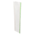 Basic Nature Clear Plastic Gusset Bag - Compostable, High Clarity, Heat Sealable - 3" x 1 1/4" x 8 1/4" - 100 count box