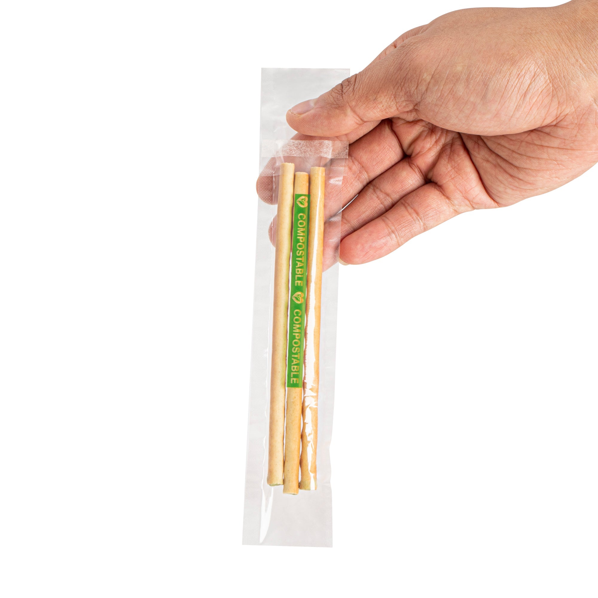 Basic Nature Clear Plastic Bag - with Flap, Home Compostable, High Clarity, Heat Sealable - 8" x 1" - 100 count box