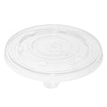 Sustain Round Clear Plastic Lid - Fits 17, 25 & 34 oz Take Out Container - 200 count box