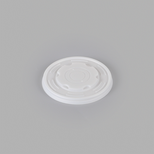 Sustain Round Clear Plastic Lid - Fits 17, 25 & 34 oz Take Out Container - 200 count box
