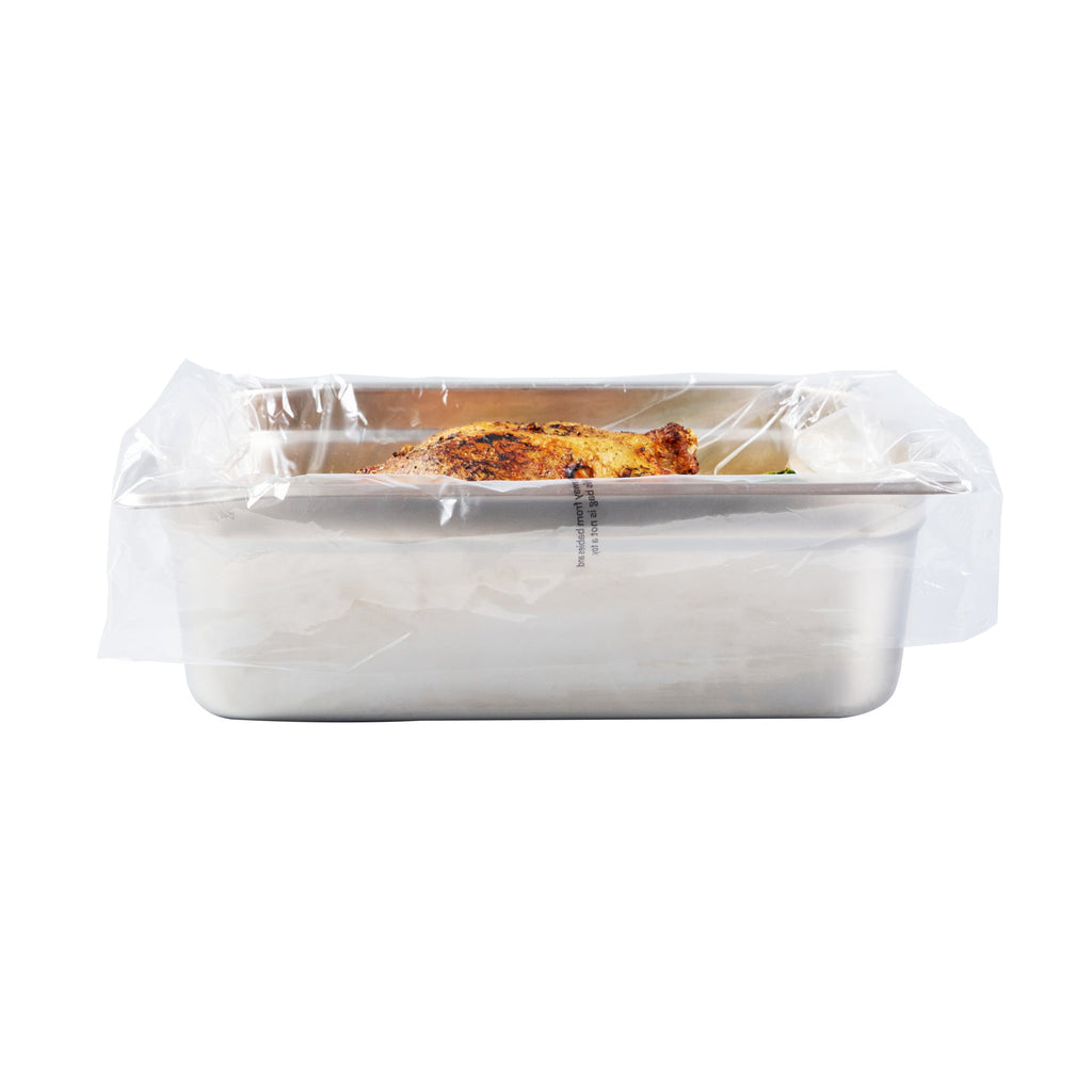 Fresh Hero Nylon Half Size Steam Table Pan Liner - 4" and 6" Depth - 23" x 14" - 100 count box