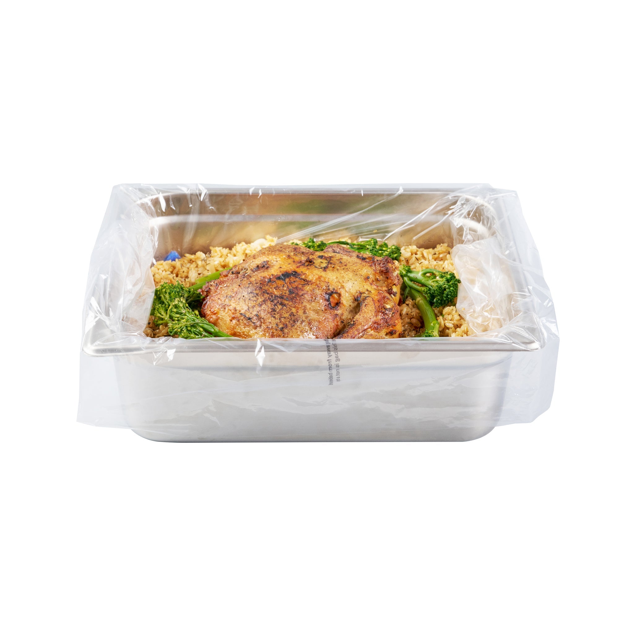 Fresh Hero Nylon Half Size Steam Table Pan Liner - 4" and 6" Depth - 23" x 14" - 100 count box