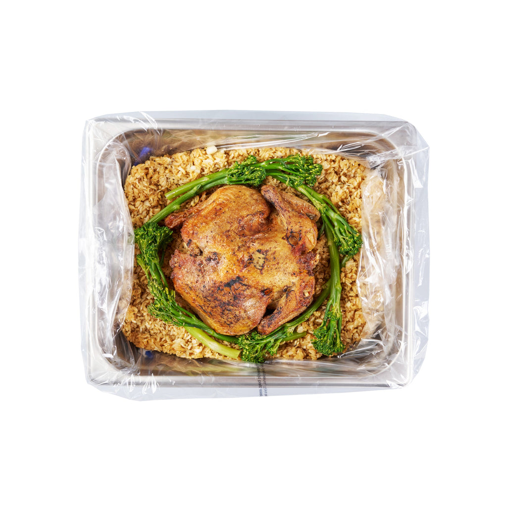 Fresh Hero Nylon Half Size Steam Table Pan Liner - 4" and 6" Depth - 23" x 14" - 100 count box