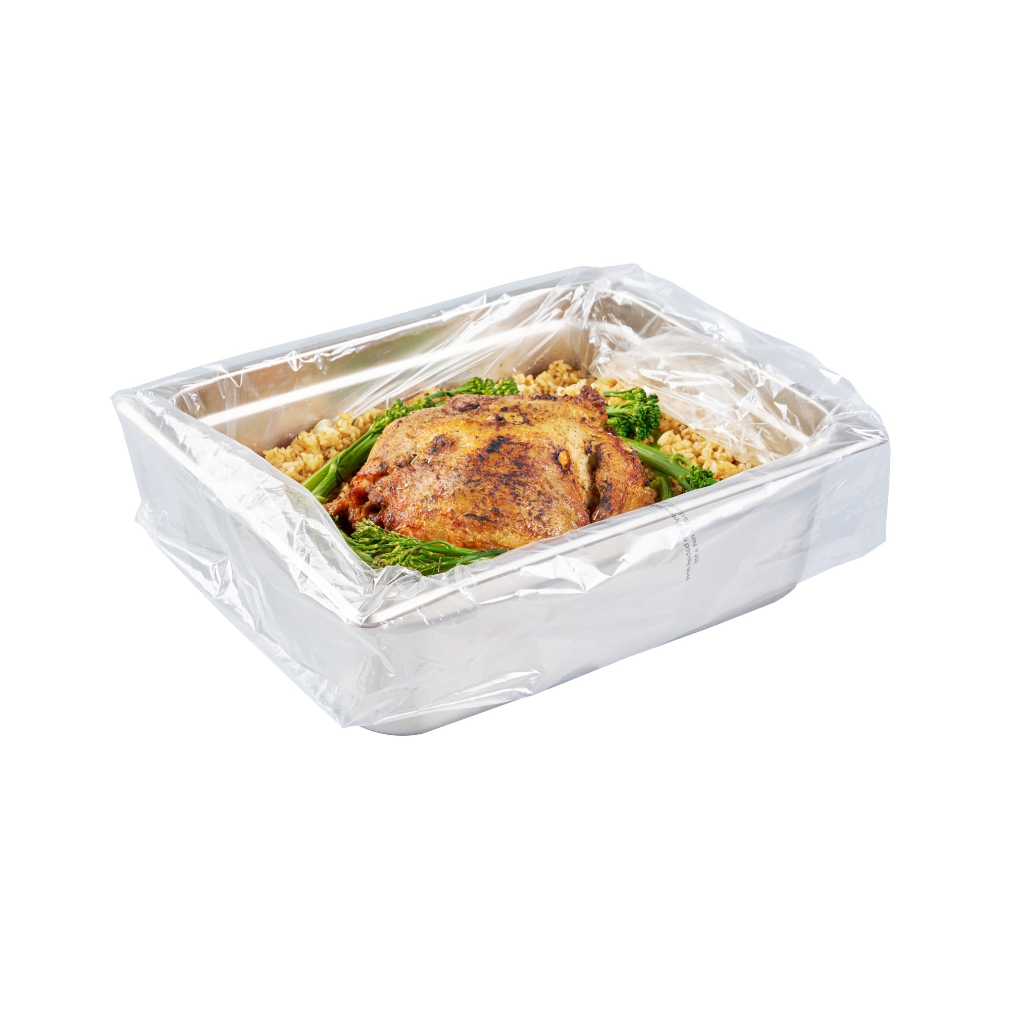 Fresh Hero Nylon Half Size Steam Table Pan Liner - 4" and 6" Depth - 23" x 14" - 100 count box